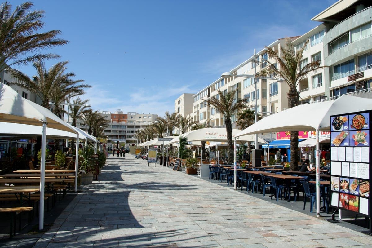 Mail de Rochelongue au Cap d'Agde