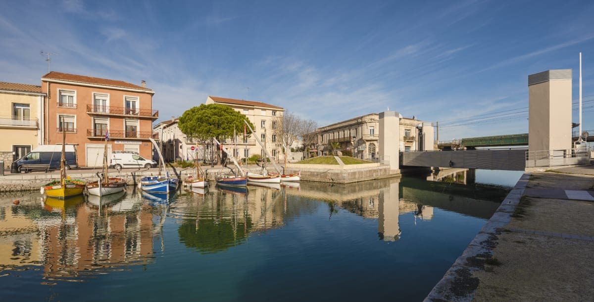 Canal et quais de Frontignan